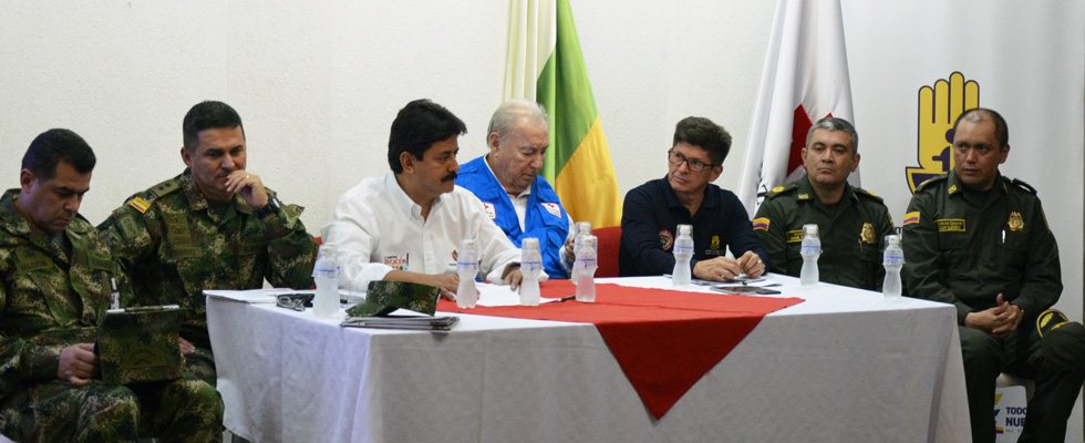 Carlos Iván Márquez conduce Consejo Departamental de Gestión del Riesgo en Neiva.