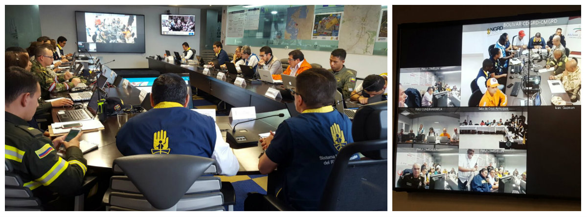 Sala de Crisis Nacional realizó seguimiento y verificación al plan de contingencia durante visita del Papa en Colombia