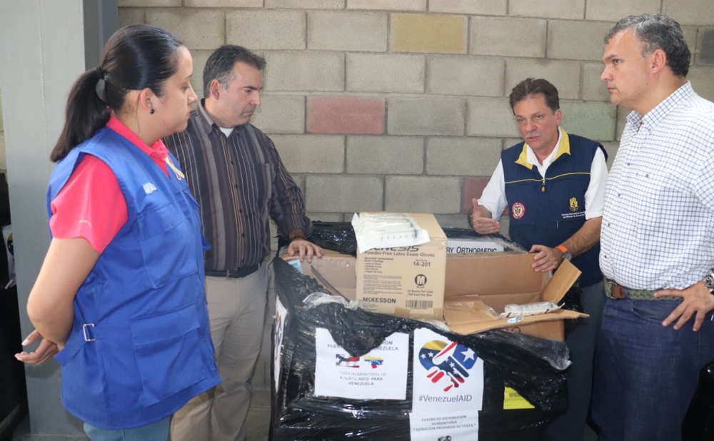 Puerto Rico se suma a las ayudas humanitarias que llegan a Colombia con destinación al pueblo venezolano.