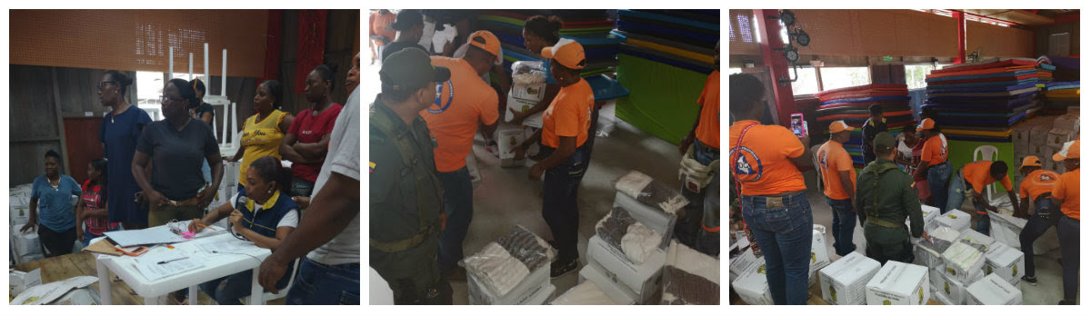 Municipios del Chocó continúan con la recepción de ayuda humanitaria por parte de la UNGRD.