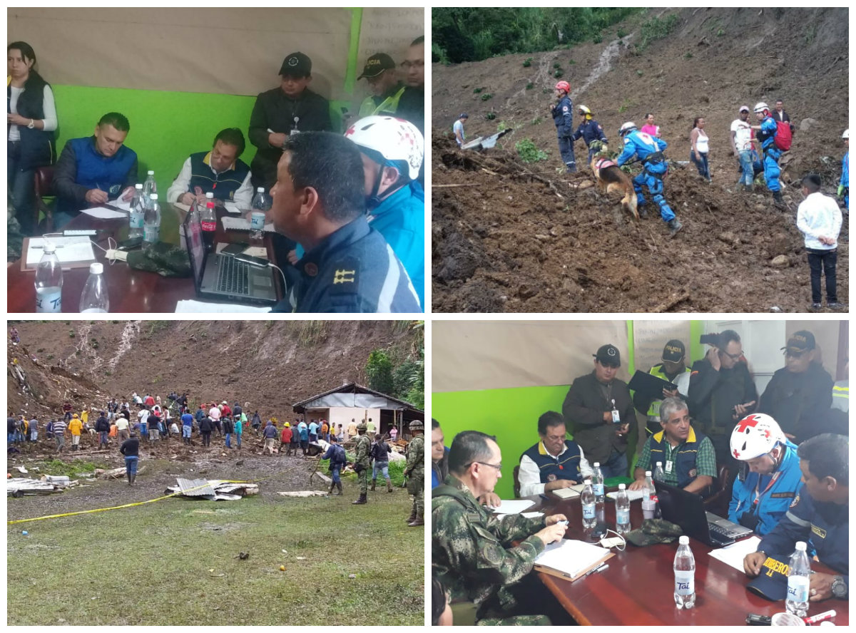 Gobierno Nacional lidera acciones de respuesta en Rosas, Cauca.