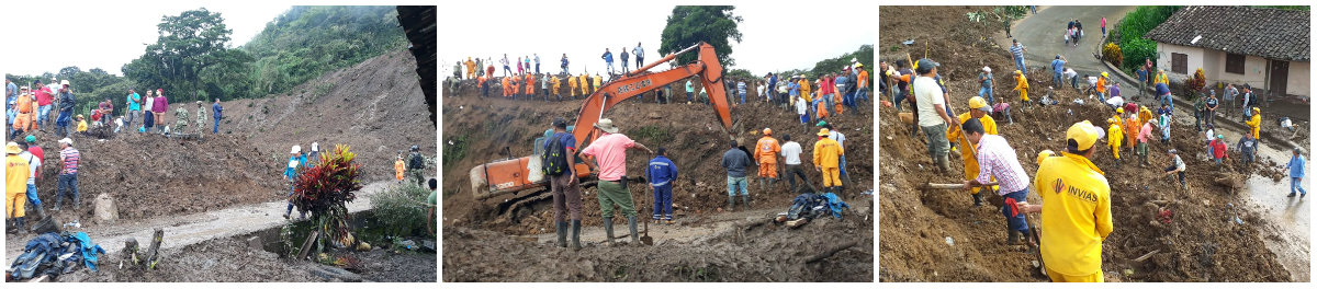 Se reinician labores de búsqueda y rescate en Rosas, Cauca.