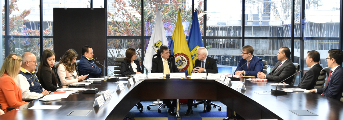 Embajador de la Federación de Rusia en Colombia, visitó la UNGRD.