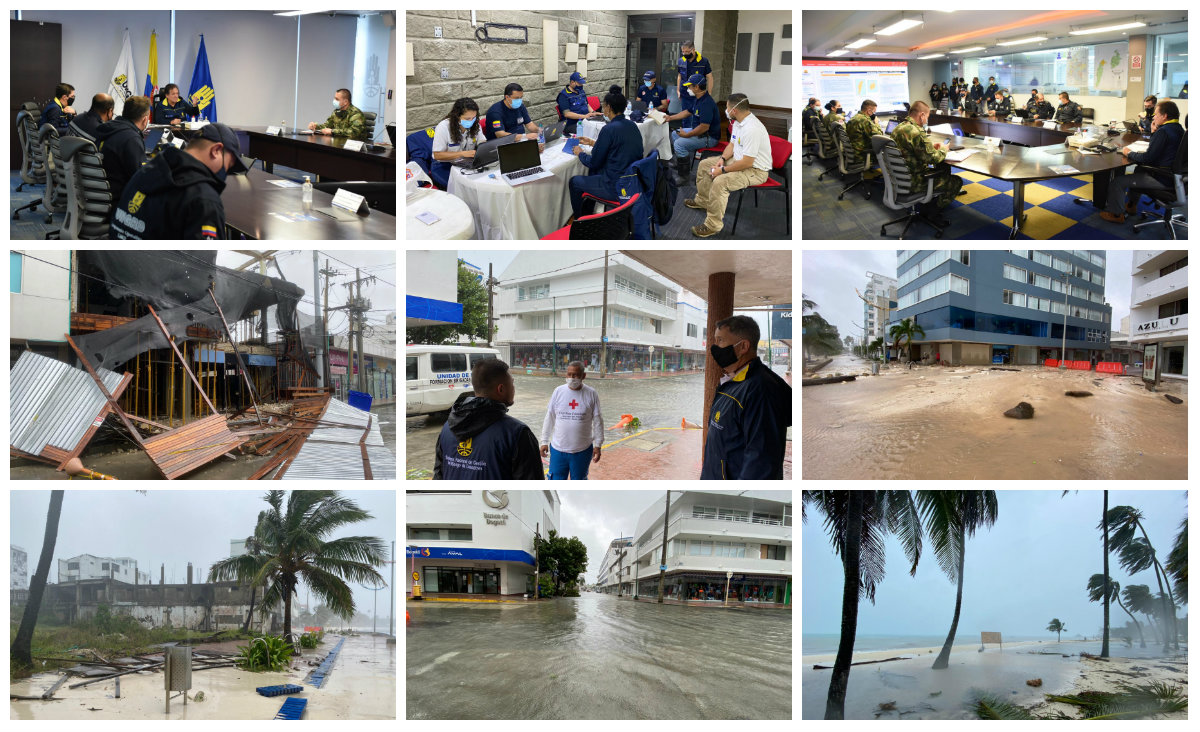 UNGRD activa despliegue operativo y plan de respuesta para atender emergencia en archipiélago de san Andrés, Providencia y Santa