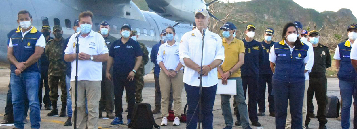 Gobierno Nacional entregó balance de acciones en la atención a la emergencia en el Archipiélago de San Andrés.