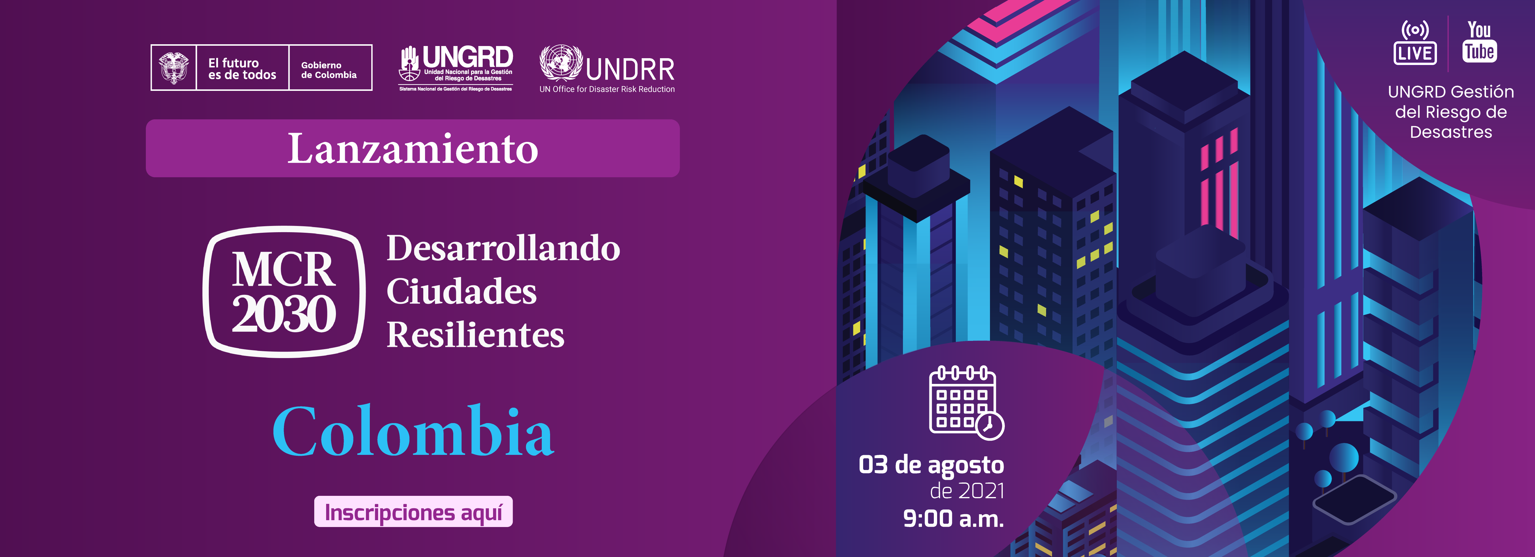 Lanzamiento de Iniciativa MCR2030 Colombia