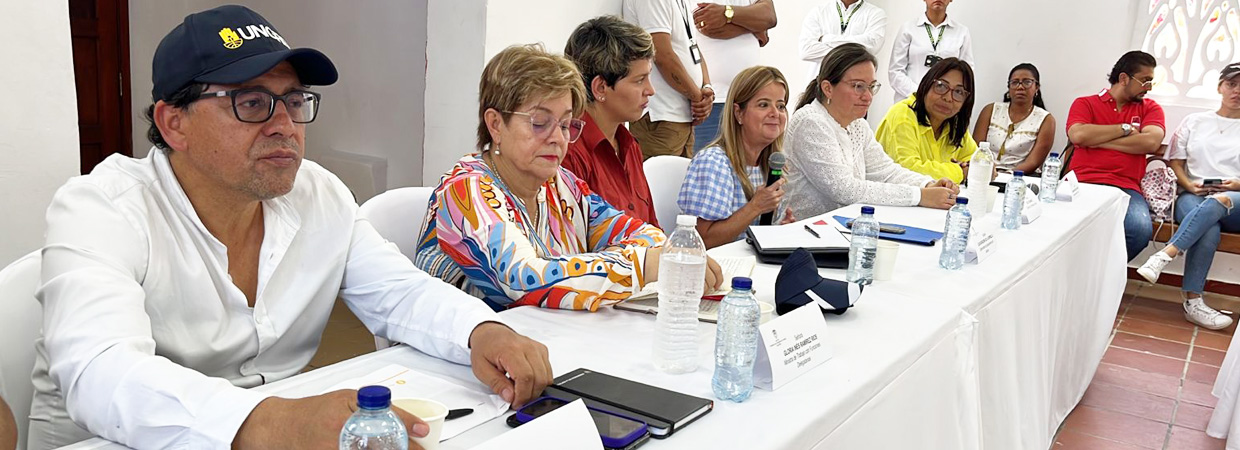 Director de la UNGRD visitó municipio de Piojó, Atlántico.