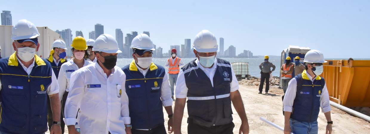Seguimiento obras de mitigación Proyecto Protección Costera Cartagena