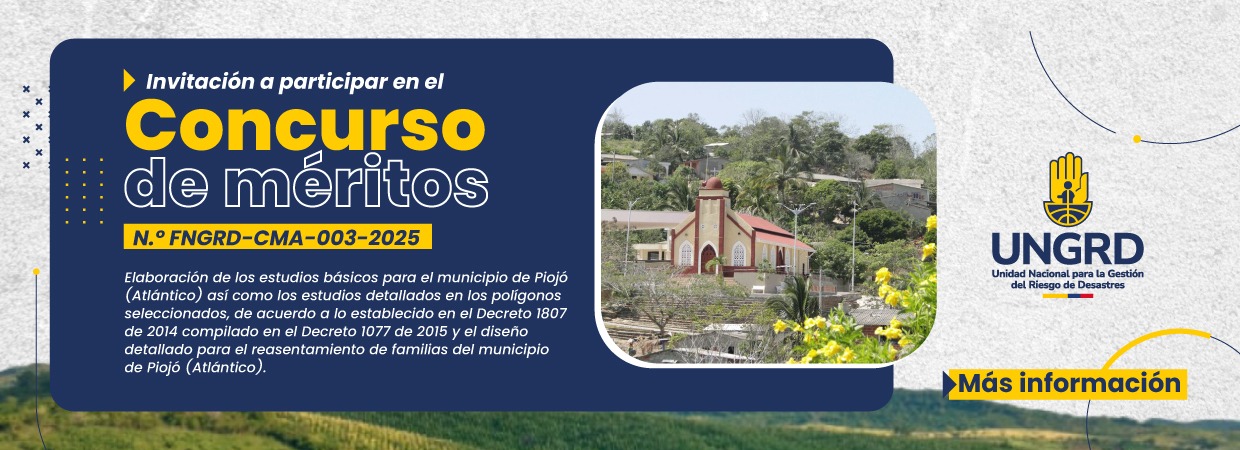 Concurso de méritos No. FNGRD-CMA-003-2025