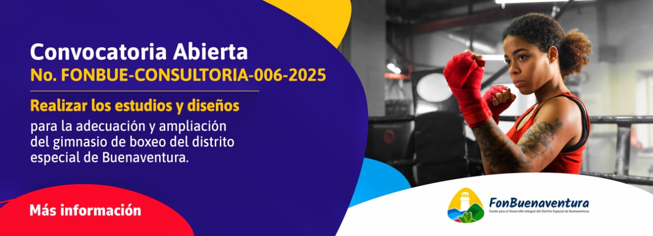Convocatoria abierta FONBUE-CONSULTORÍA-006-2025