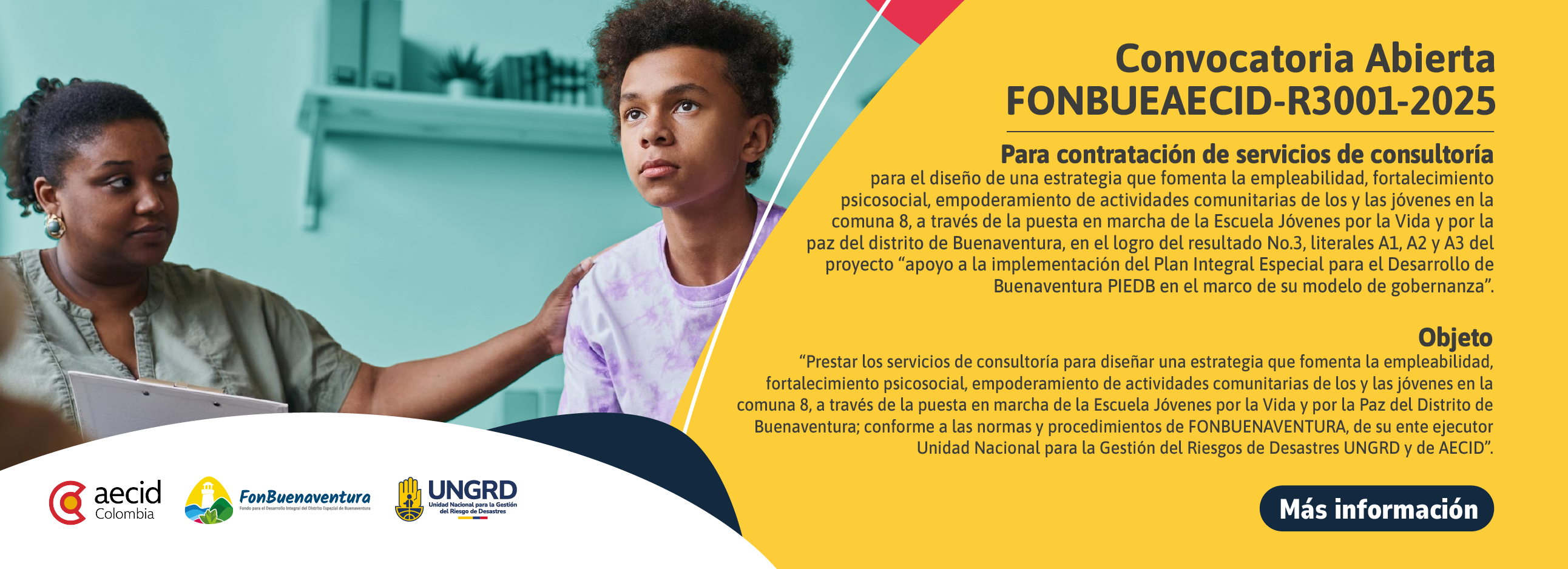 Convocatoria abierta Fonbuenaventura
