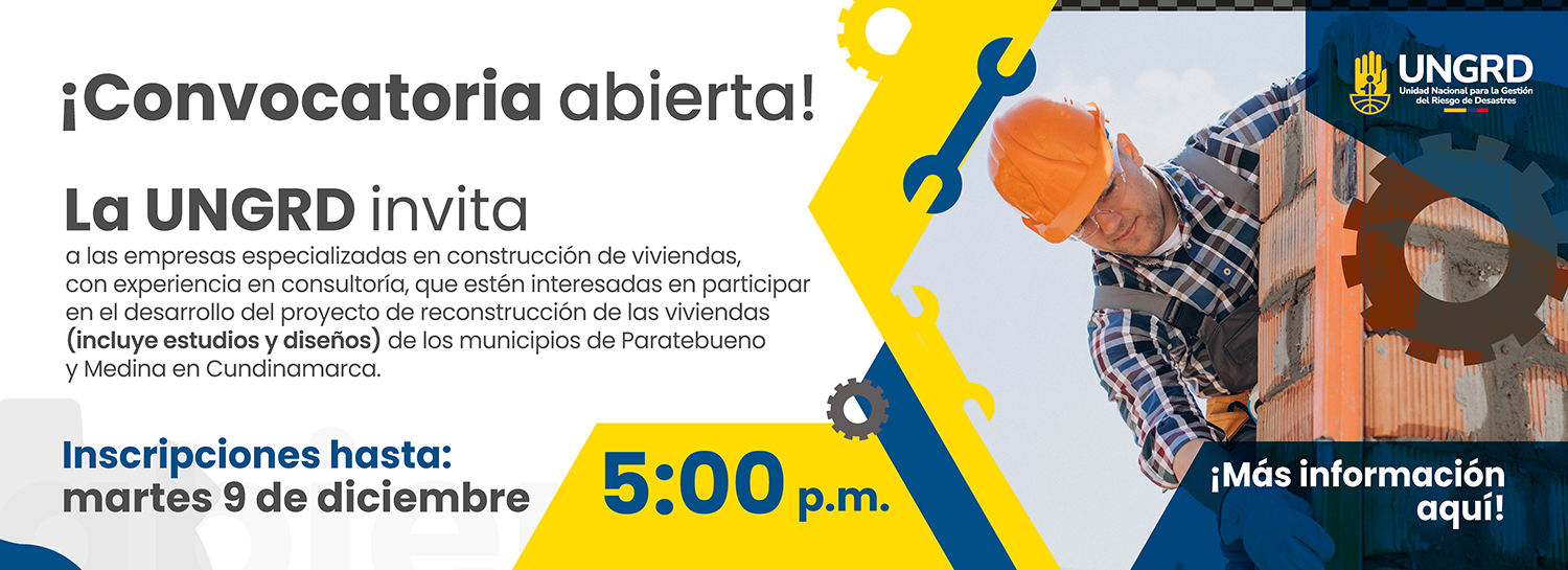 Convocatoria constructores viviendas