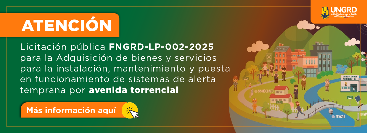 Proceso de Licitación Pública Nº FNGRD-LP-002-2025