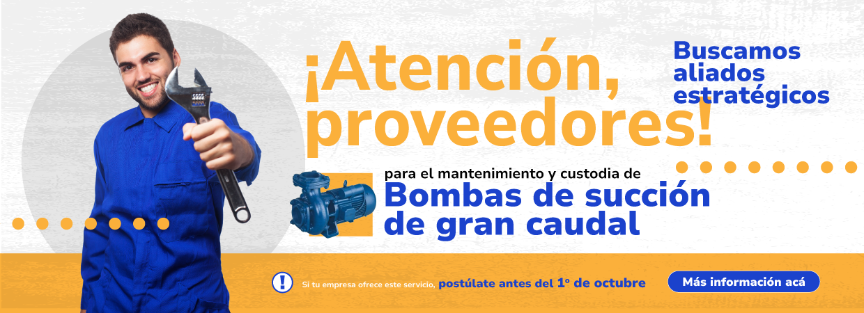 Proveedores mantenimiento bombas de succión