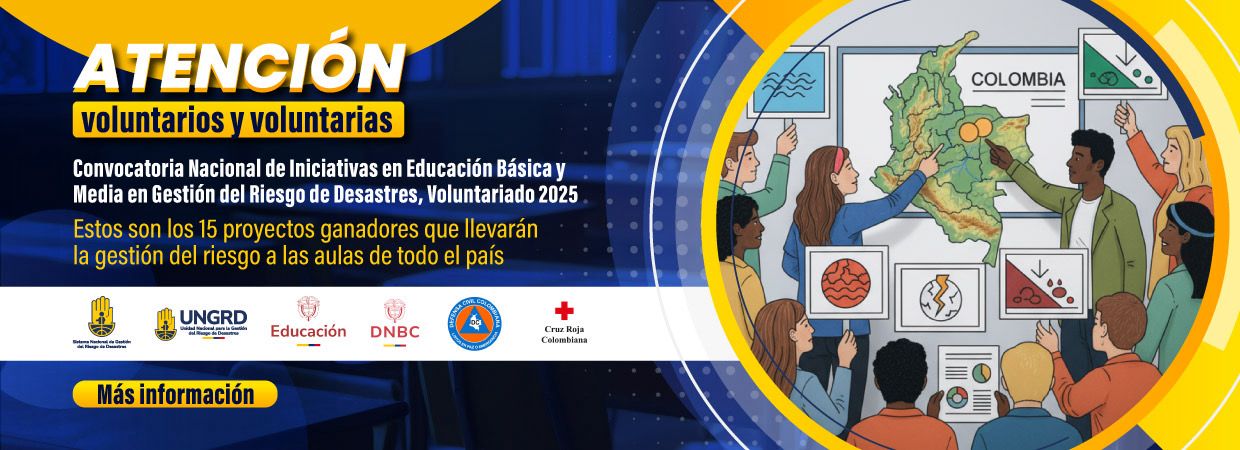 Resultados Convocatoria Nacional de Iniciativas en Educación Básica y Media en Gestión del Riesgo de Desastres