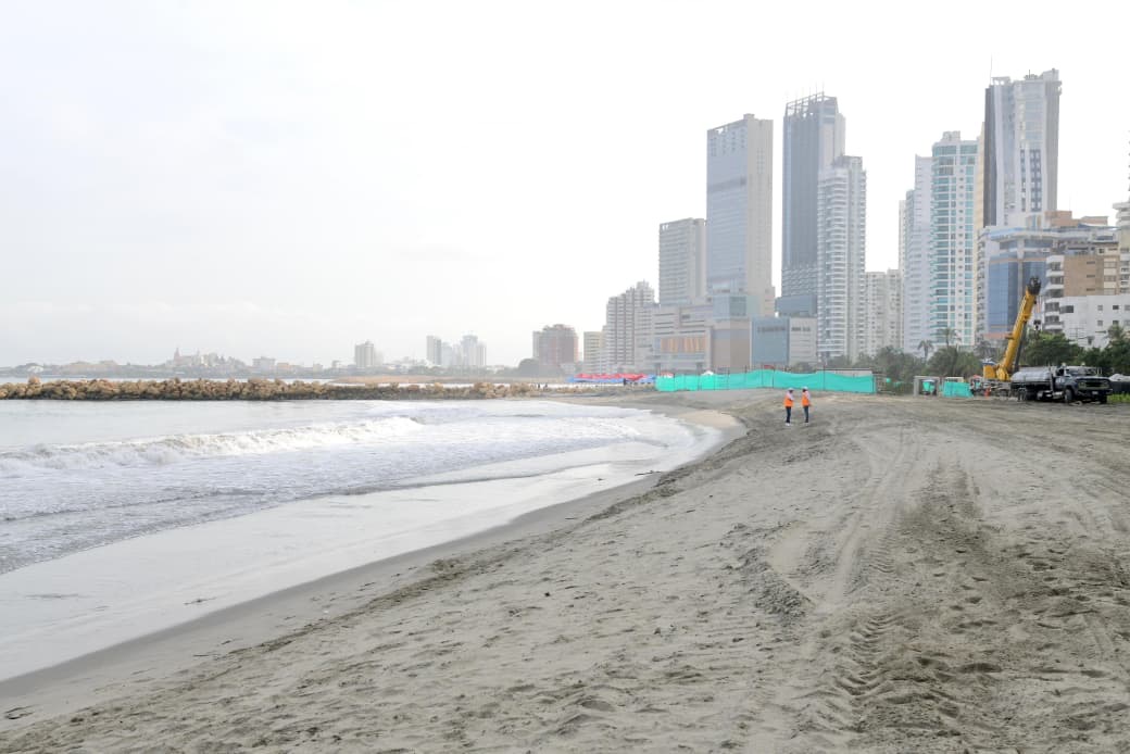 UNGRD entrega nueva playa en Cartagena: Playa 3 ahora más amplia y segura