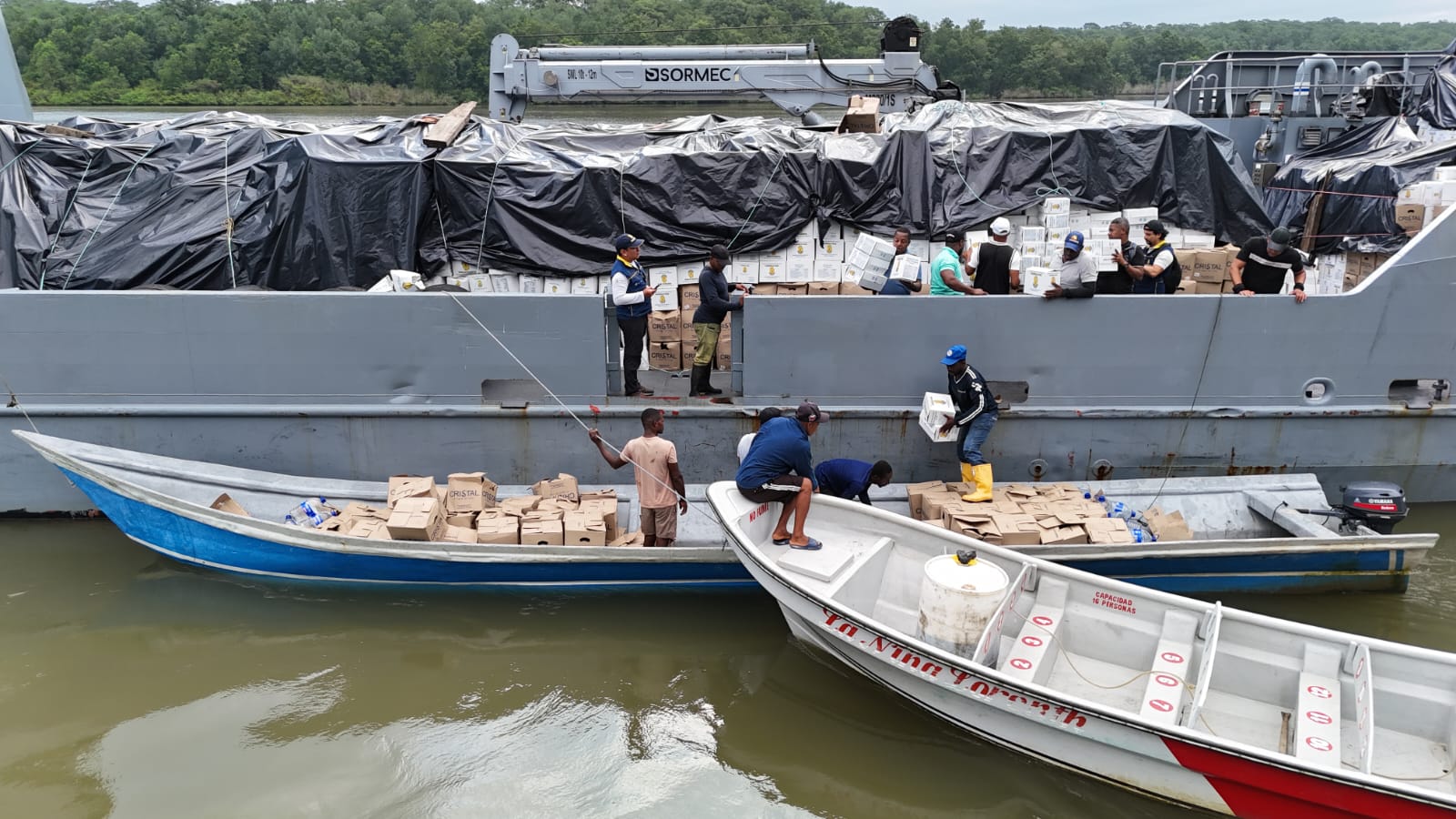 Con 167 toneladas de kits humanitarios, UNGRD atiende emergencia por lluvias en el Pacífico