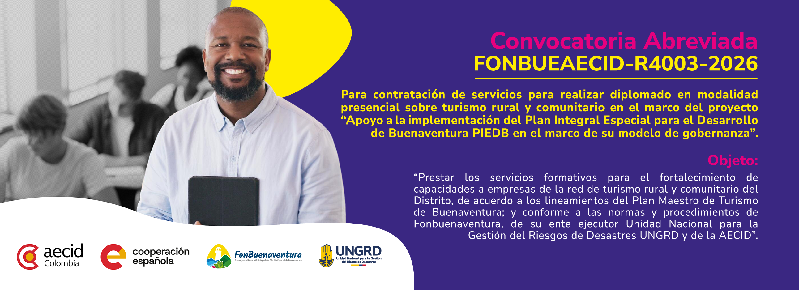 Convocatoria Abreviada FONBUEAECID-R4003-2026