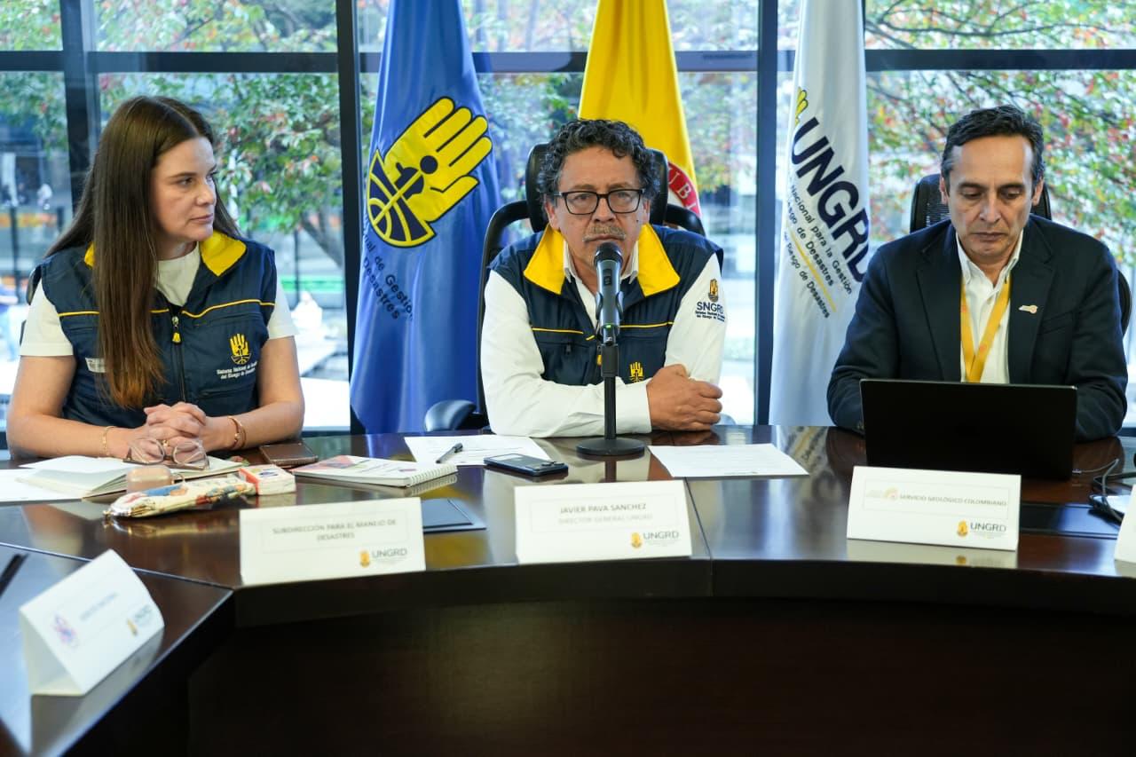 UNGRD coordina acciones de preparación y respuesta tras el cambio de alerta del volcán Puracé a nivel naranja