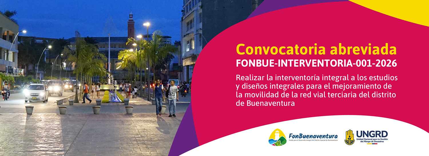 Convocatoria abreviada FONBUE-INTERVENTORIA-001-2026