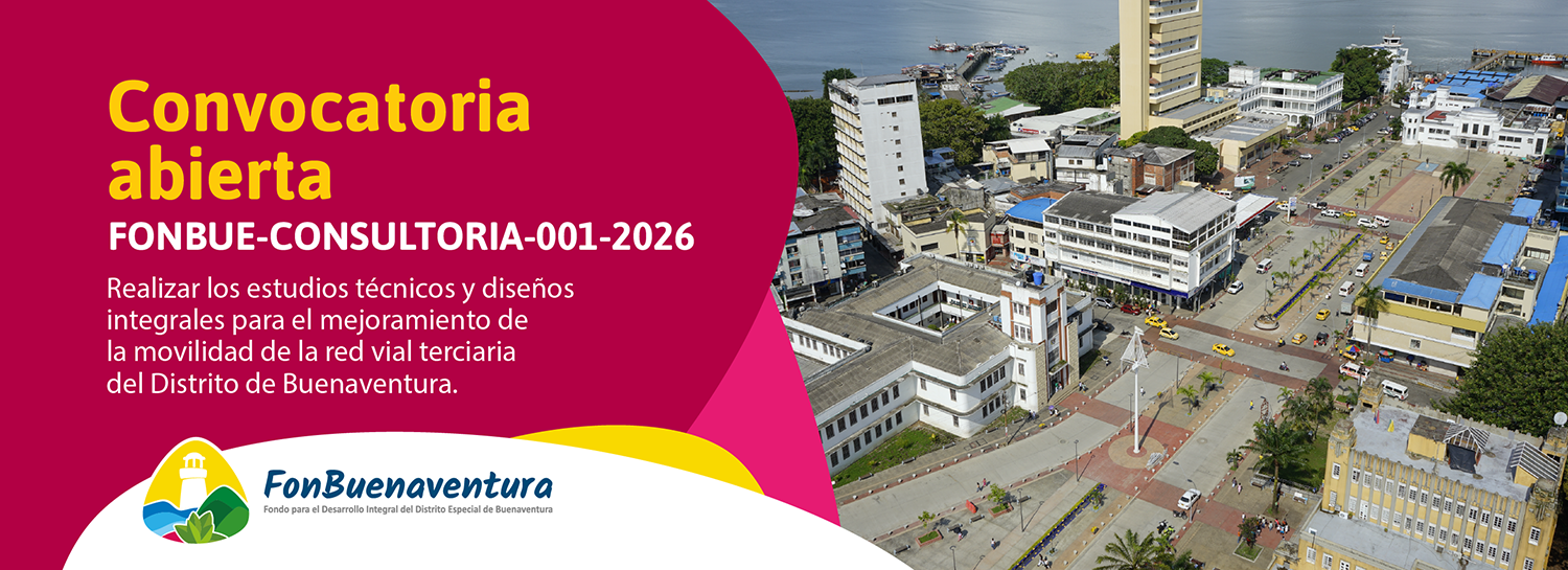 Convocatoria abierta FONBUE-CONSULTORIA-001-2026