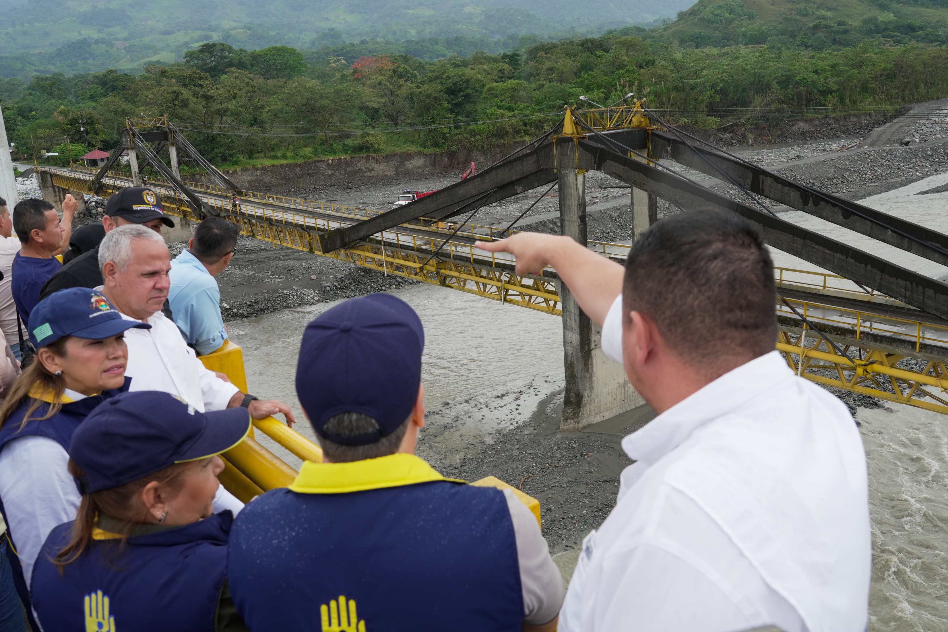 Director de la UNGRD llegó al Meta para inspeccionar puntos críticos del río Ariari