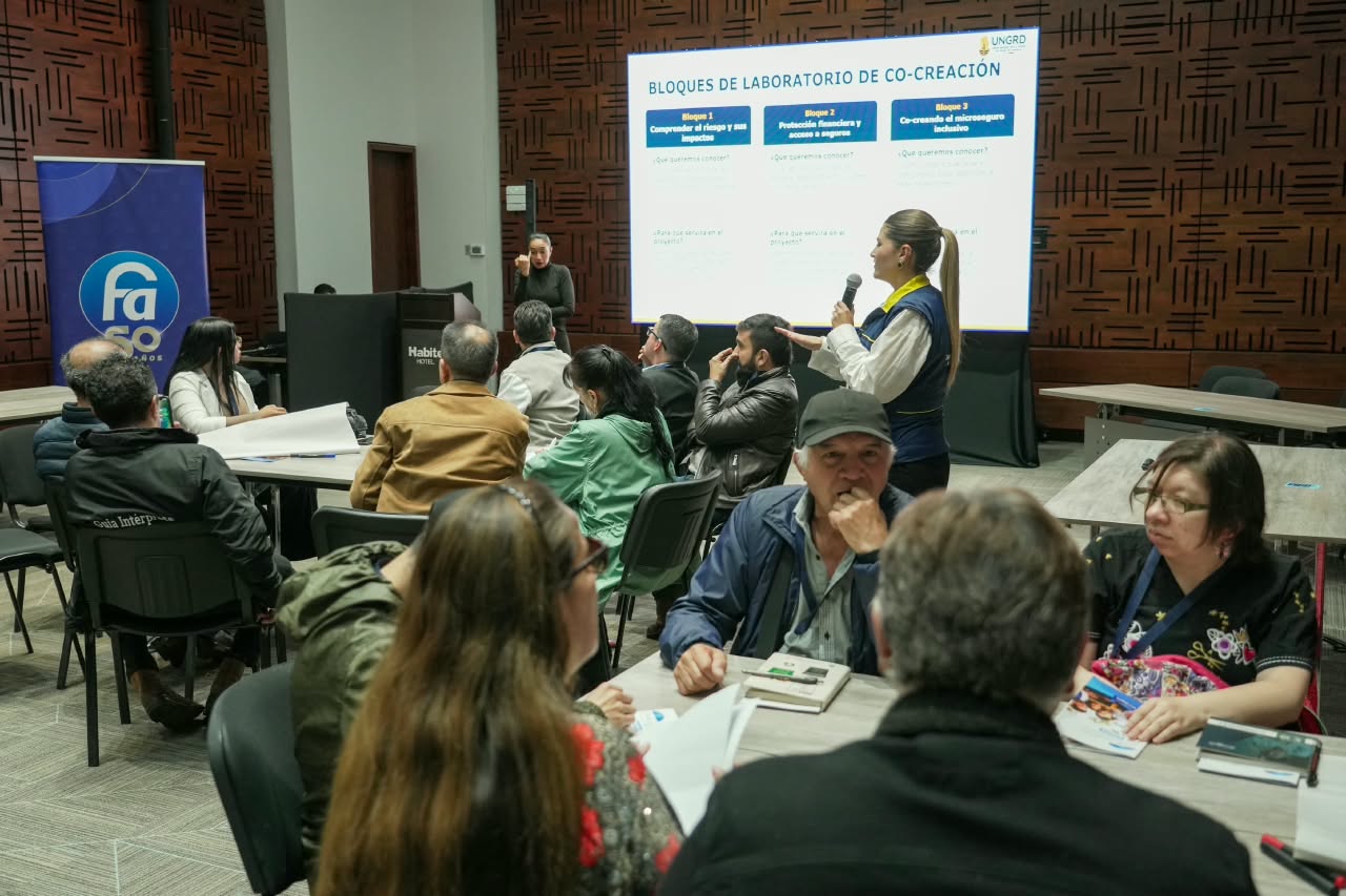 UNGRD recoge propuestas de personas con discapacidad para diseñar mecanismos de protección financiera ante desastres