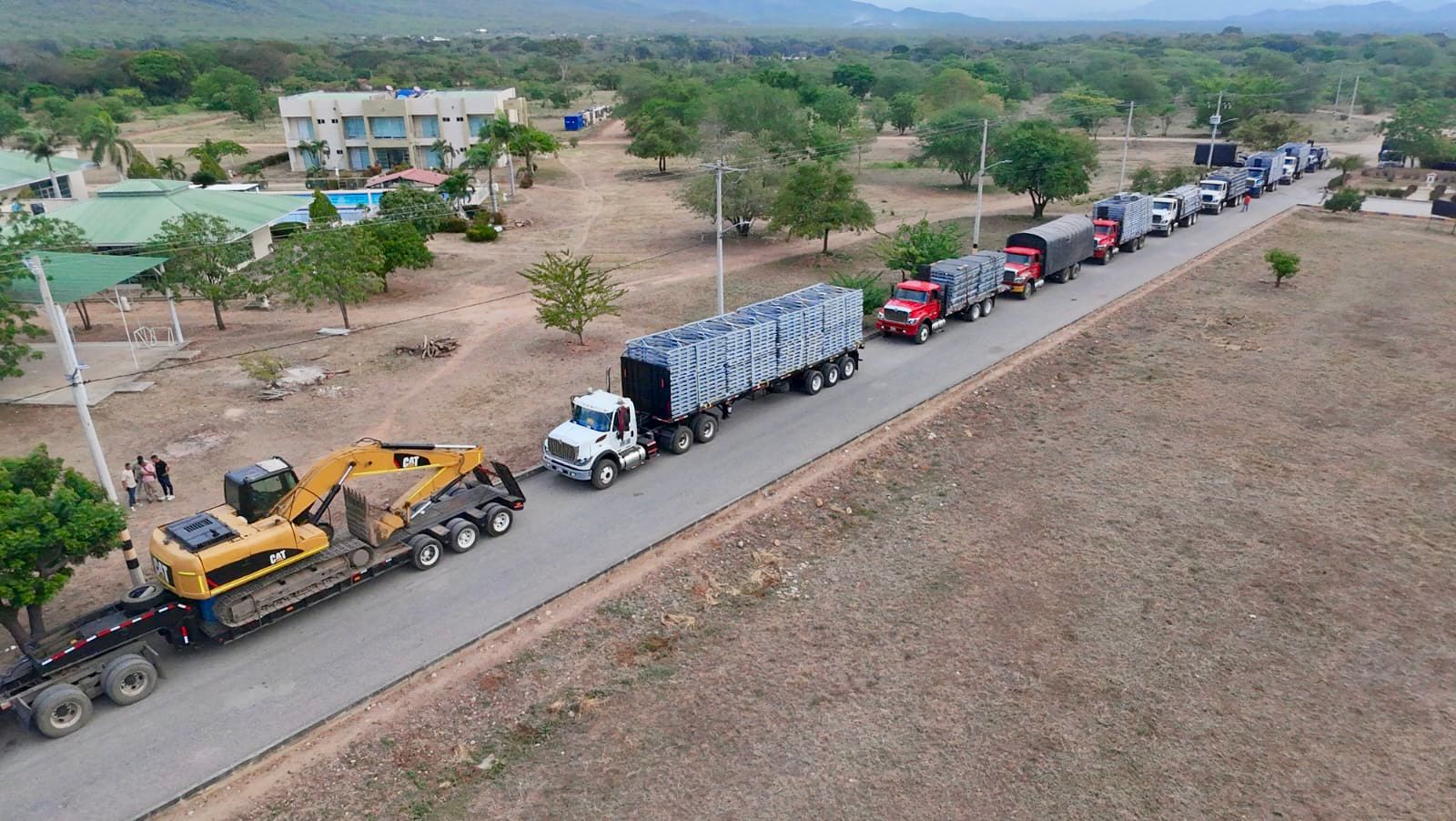 Puente militar de la UNGRD llega al Magdalena para restablecer el paso hacia La Guajira